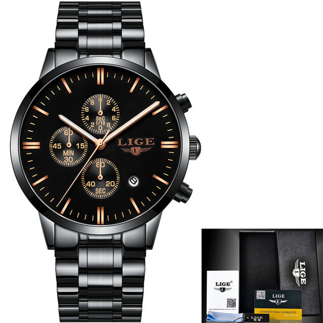 Multifunctional business quartz watch