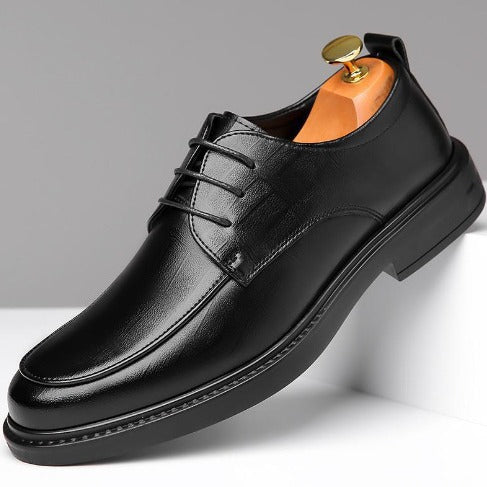Men's Leather Shoes Spring Fashion New Non-slip Breathable