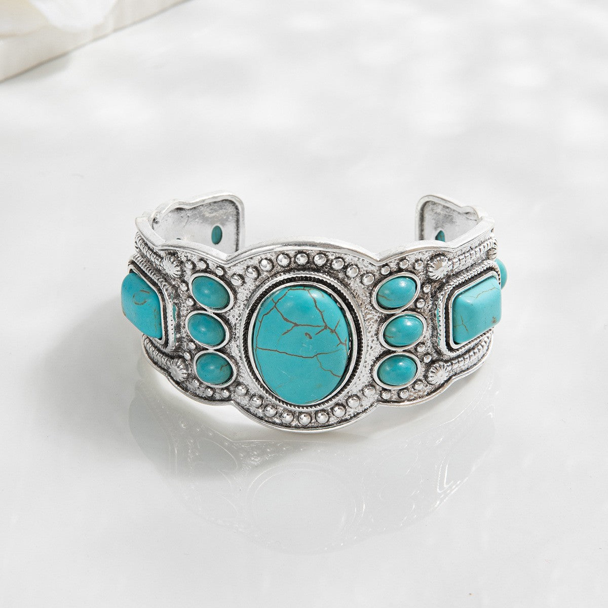 Retro Turquoise Bracelet Ethnic-style Jewelry