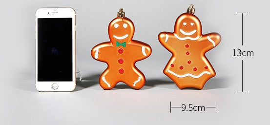 Christmas Ornaments - Cute Gifts Reindeer Balls Stars Gingerbread Man Christmas Pendant Ornaments Charm