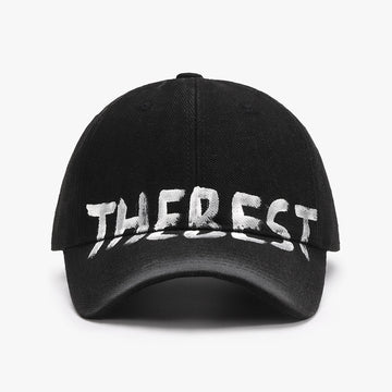 Letter Graffiti Curved Brim Soft Top Baseball Cap