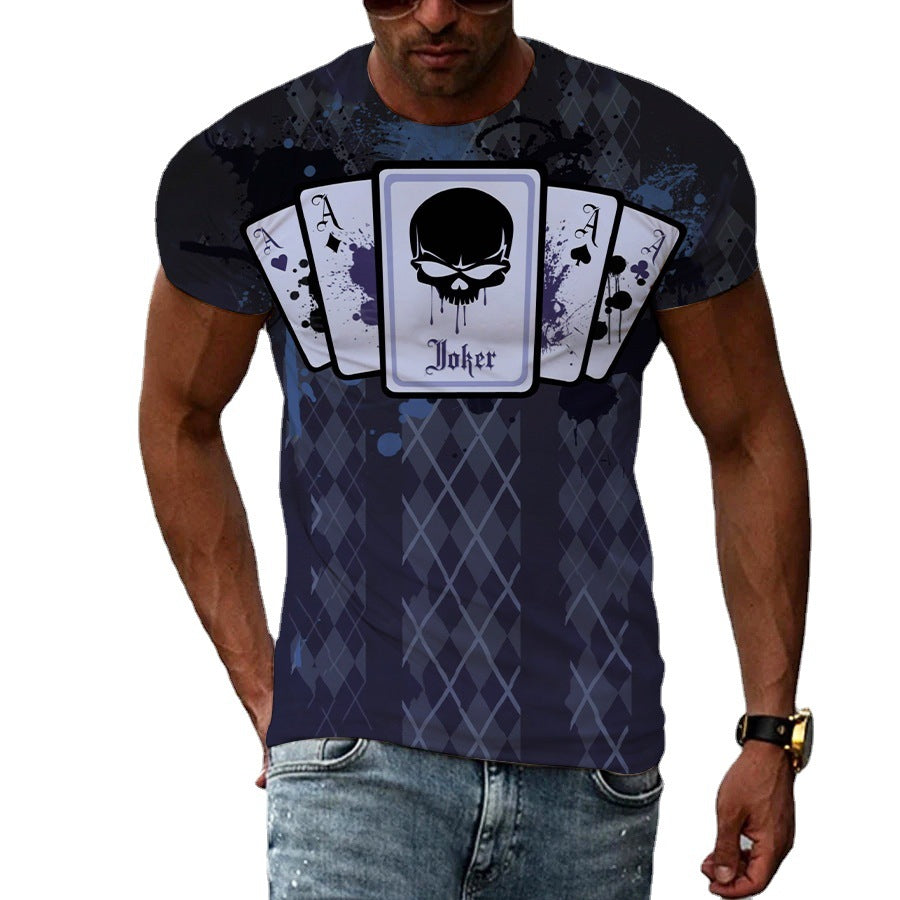 New Men's Printed - 3D T-shirt Short Sleeve