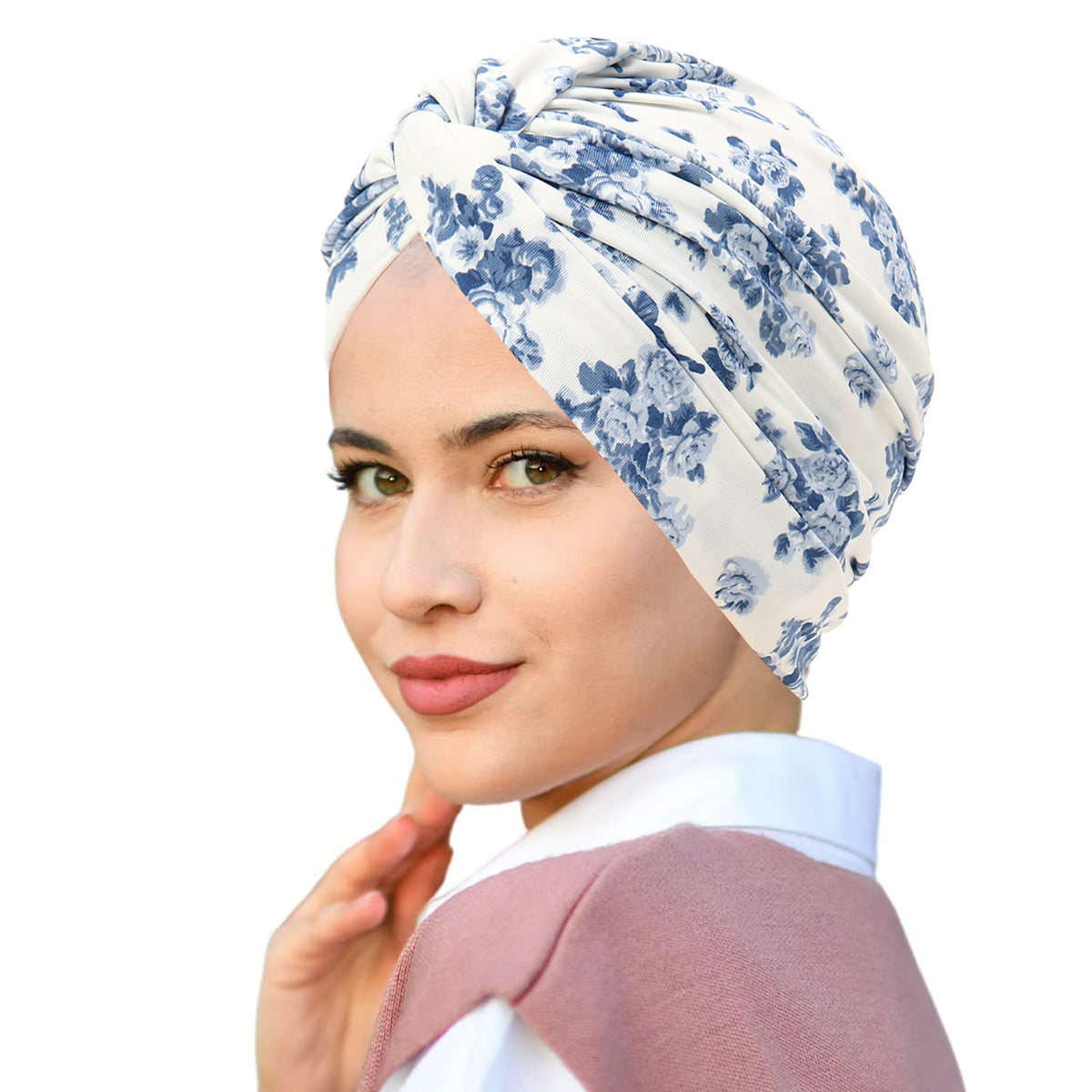 Printed Pullover Travel Hat Versatile Beanies For Women