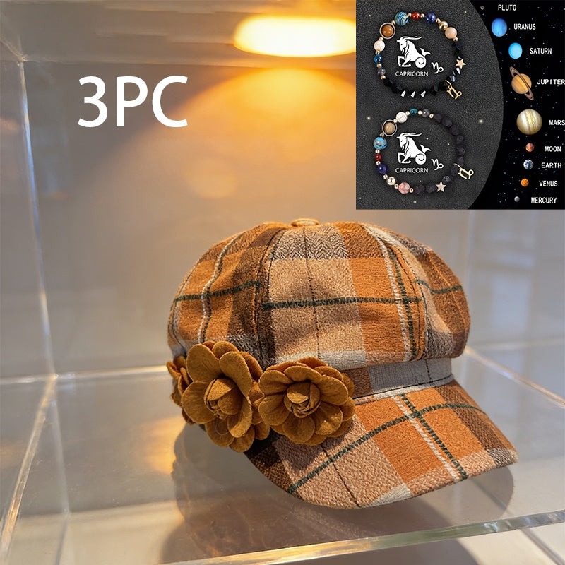 A British-style Casual Painter Hat That Is Versatile And Can Show Off Your Face