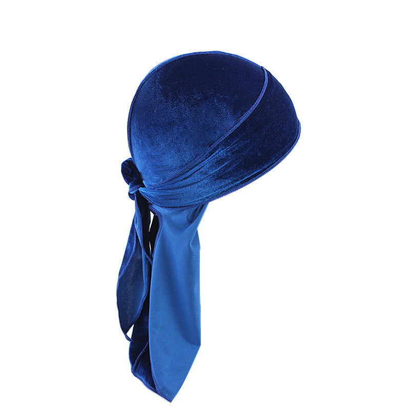 European And American Popular Korean Velvet Long Tail Pirate Hat