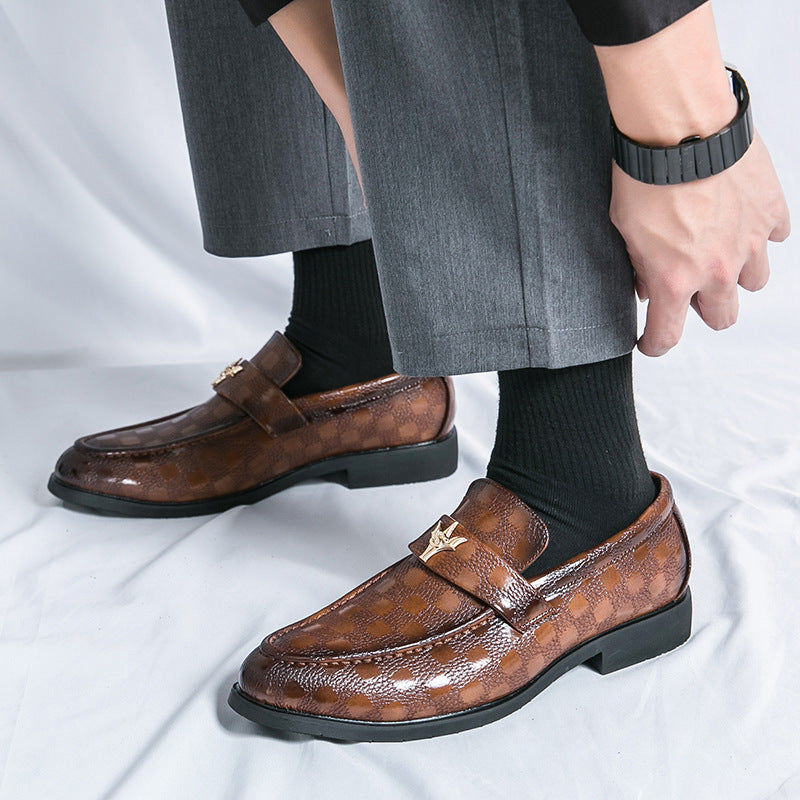 Mens Business Dress Leather Shoes For Summer And Autumn
