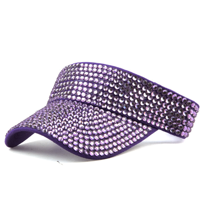 Spot Drill Sun Hat Sun Protection No Top Girl's Cap