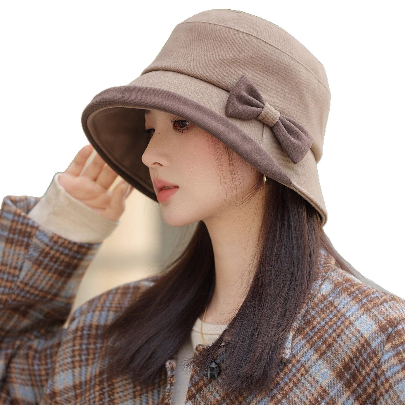 Autumn And Winter New Bow Hat For Women