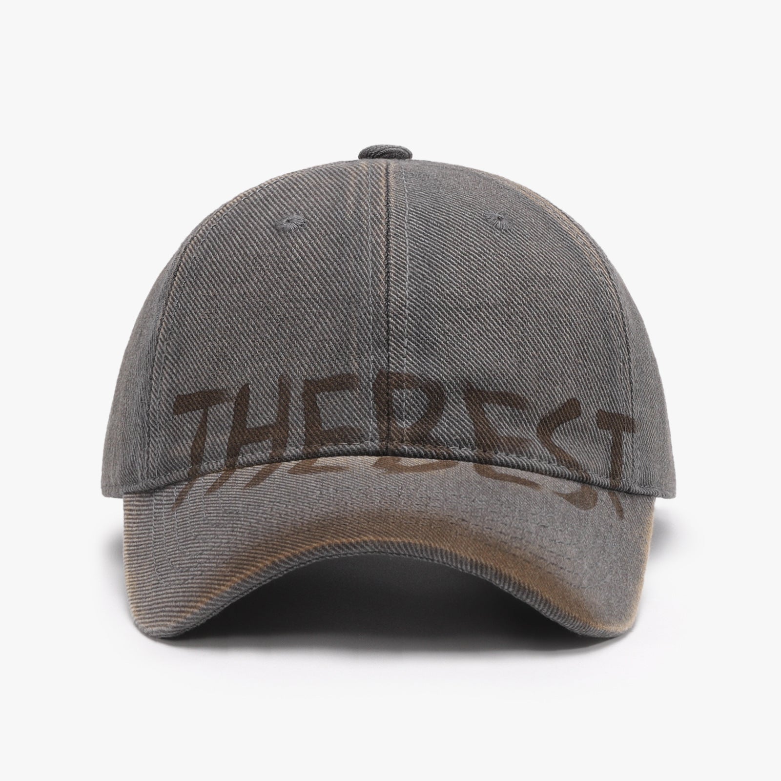 Letter Graffiti Curved Brim Soft Top Baseball Cap