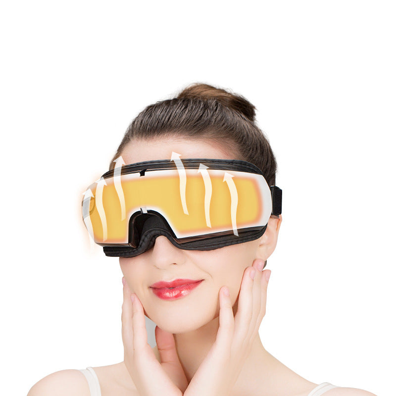 Hot compress eye massager