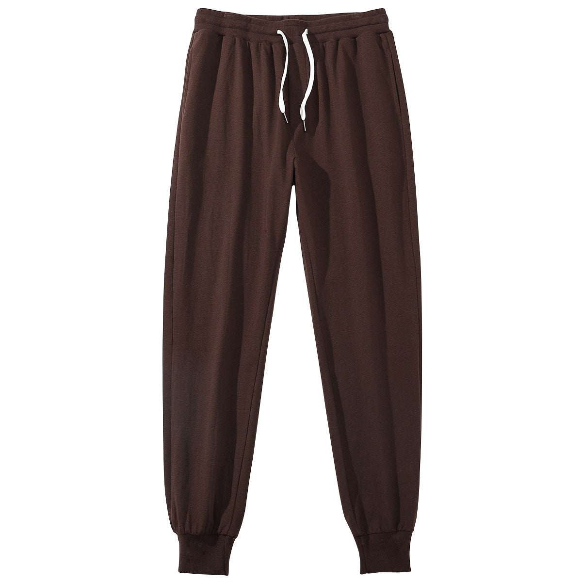 Men's Cotton Sports Casual Pants Drawstring Loose Slimming