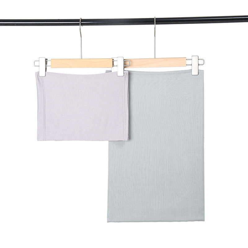 New Wide-brimmed Modal Monochrome Simple Ethnic Headscarf For Women