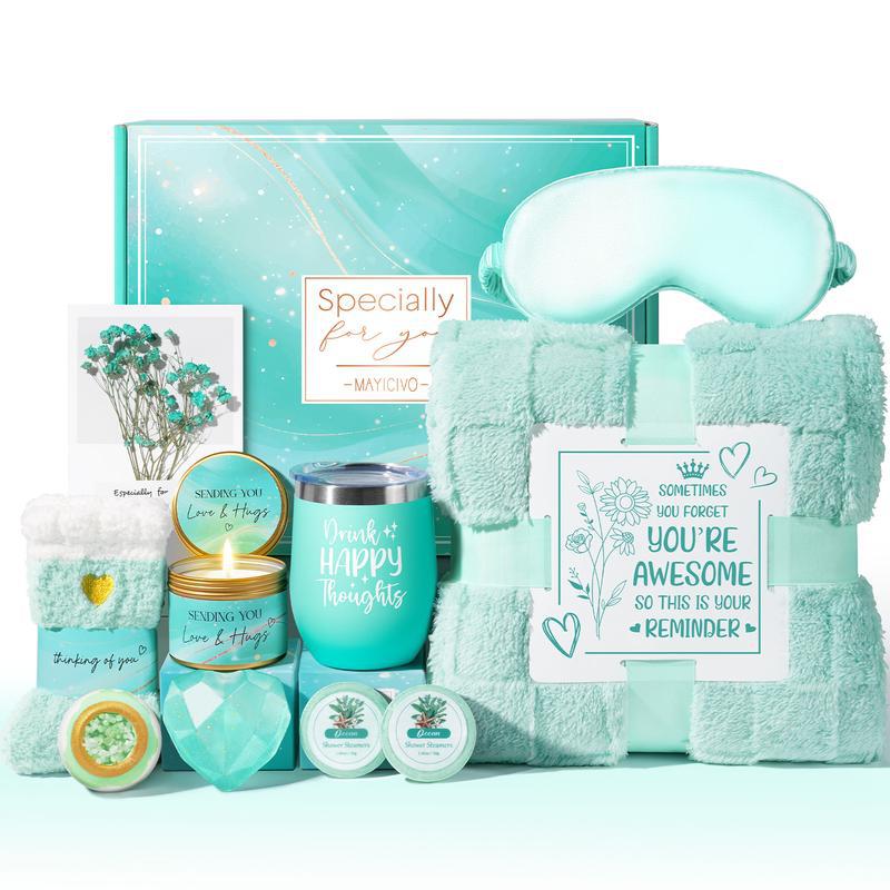 Christmas / Halloween Relax Gift Basket Women - Rose Cash Gift Box