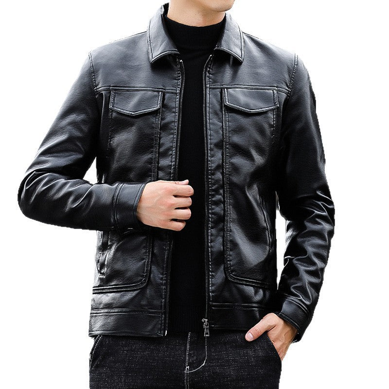 Mens Stylish Casual Short Lapel Jacket