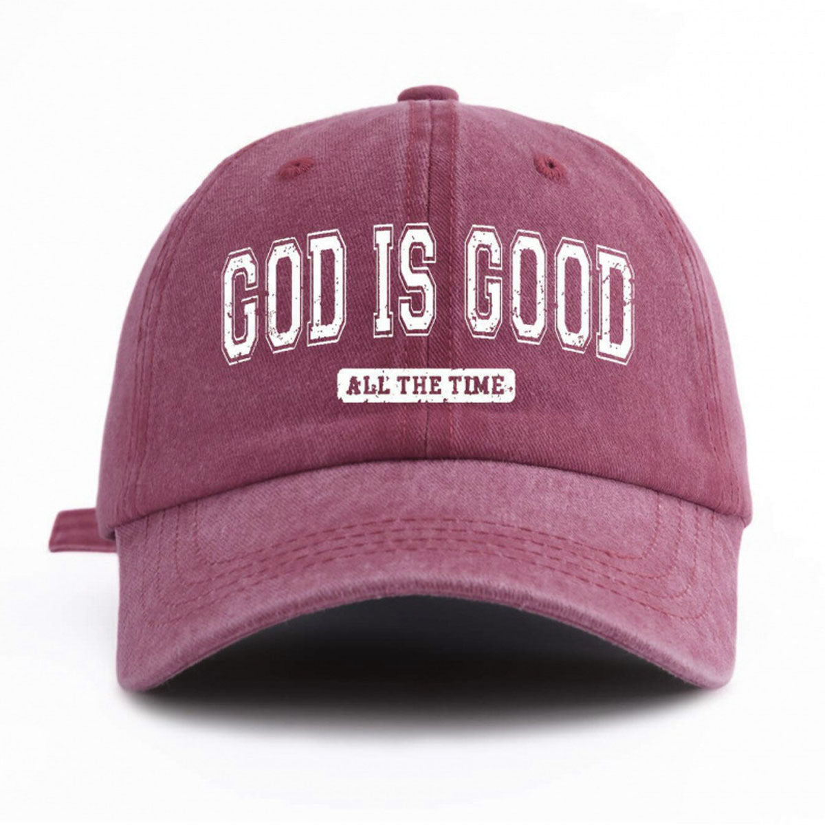 Water-washed Cotton Printed Hat With A Vintage Worn-in Look