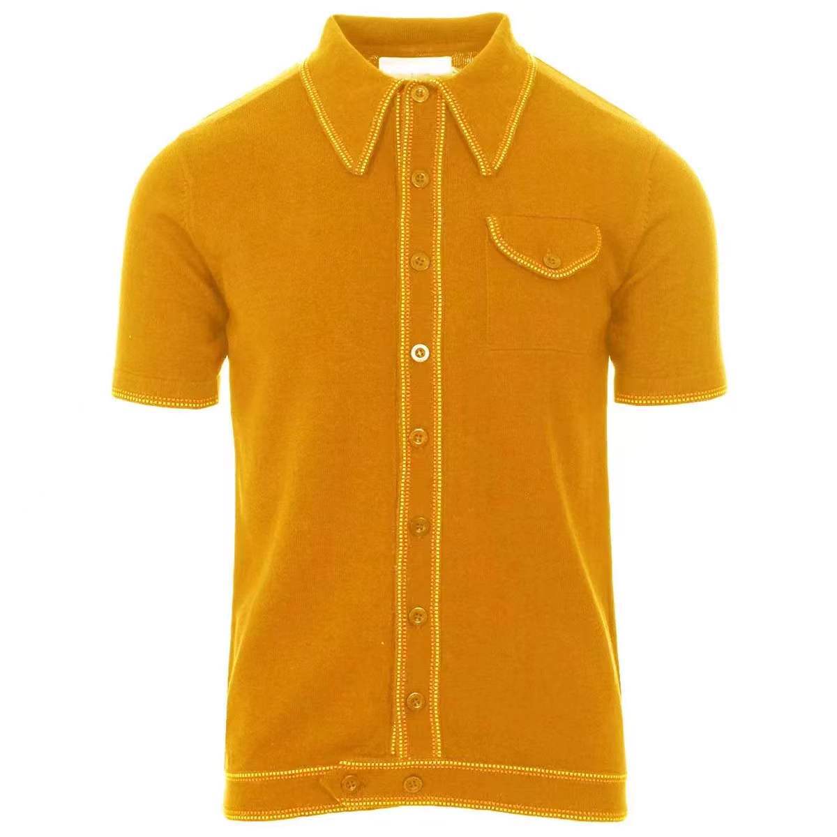 High-end Bamboo Fiber Solid Color Men's Business Shirts