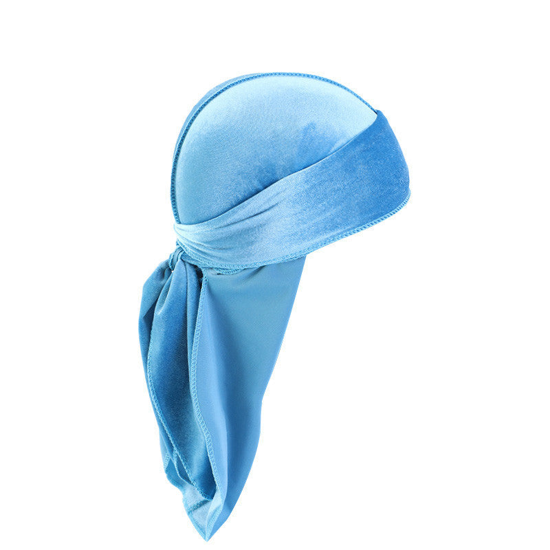 European And American Popular Korean Velvet Long Tail Pirate Hat