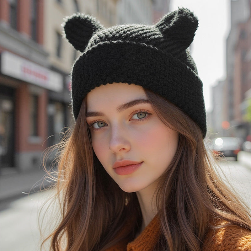 Cute Pointed Hat A Stylish Versatile Knit Beanie