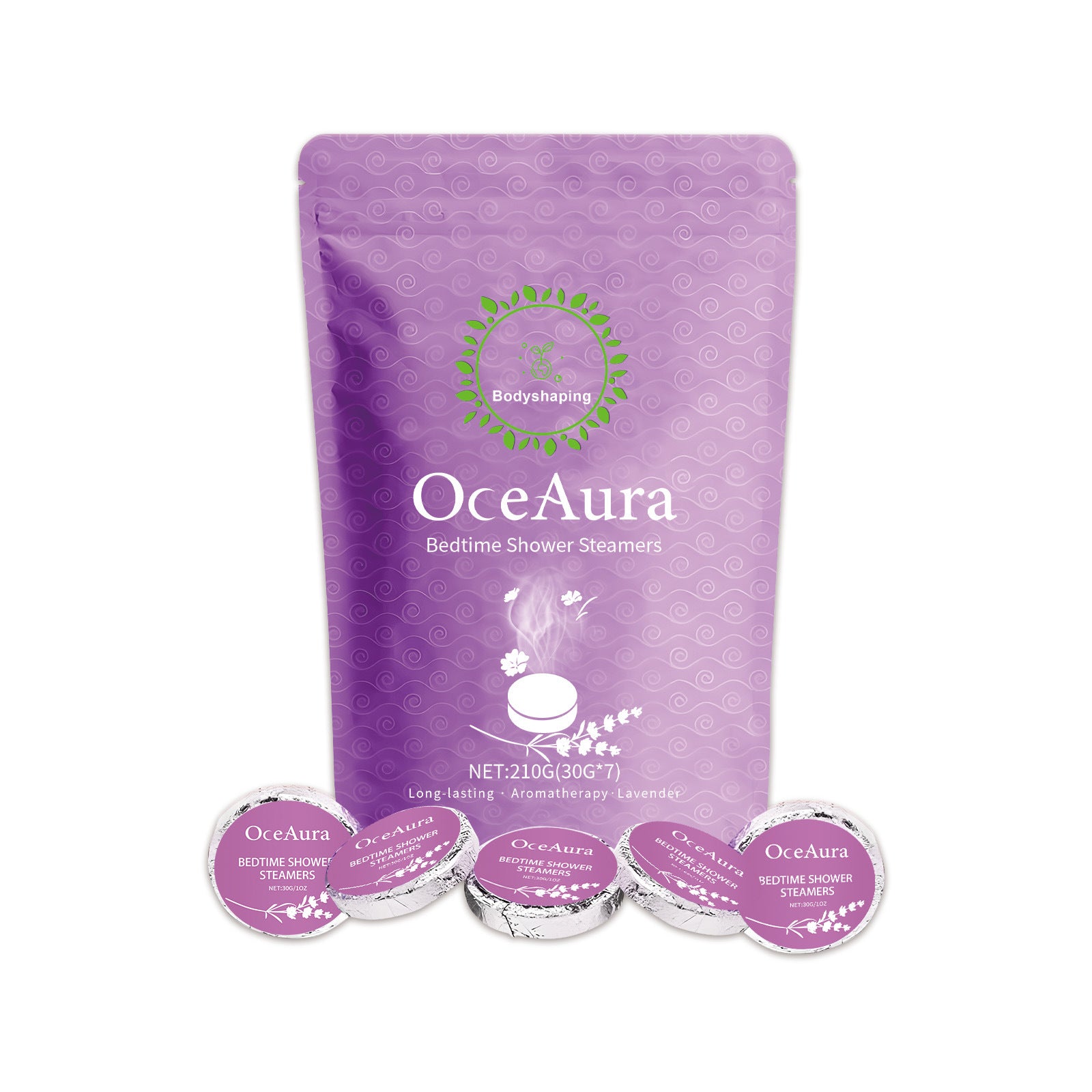 Shower Aromatherapy Sheet -Relieve Physical Discomfort - Gentle Cleansing, and Moisturizing Skin Fragrance