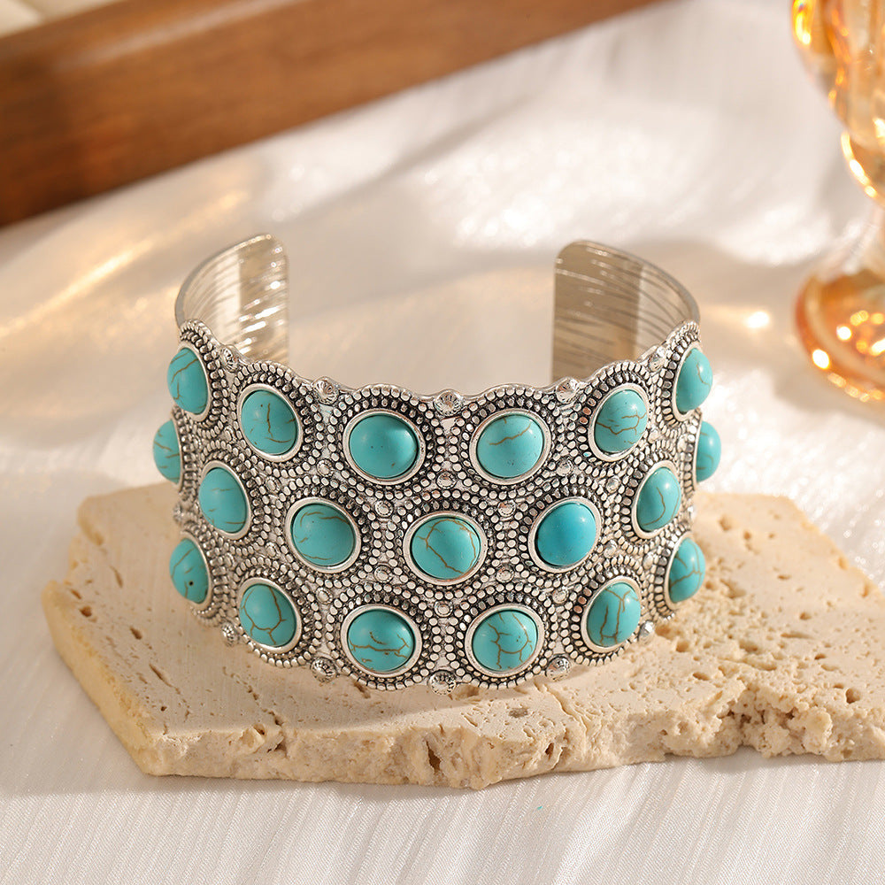 Retro Turquoise Bracelet Ethnic-style Jewelry