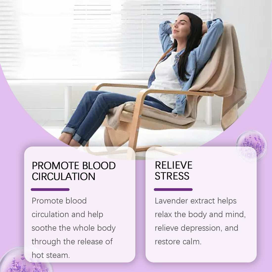 Shower Aromatherapy Sheet -Relieve Physical Discomfort - Gentle Cleansing, and Moisturizing Skin Fragrance
