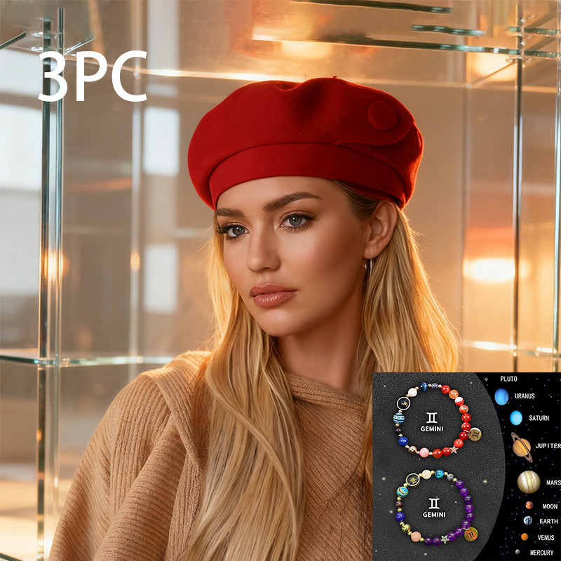 A British-style Casual Painter Hat That Is Versatile And Can Show Off Your Face