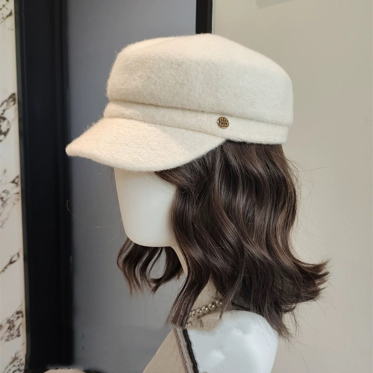 All-season Wool Beret For Fall And Winter