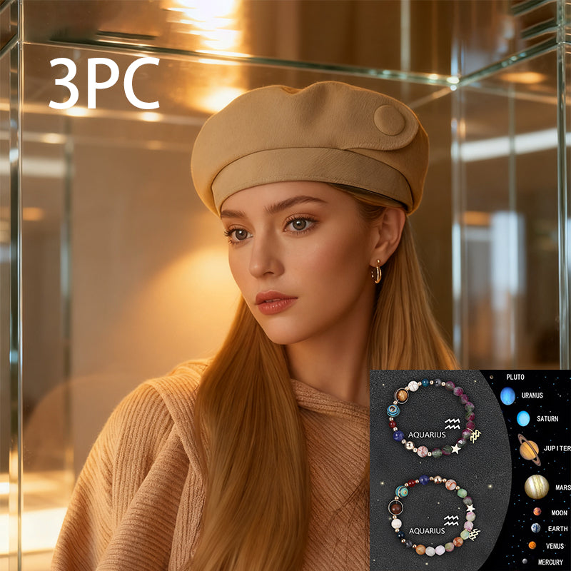 A British-style Casual Painter Hat That Is Versatile And Can Show Off Your Face