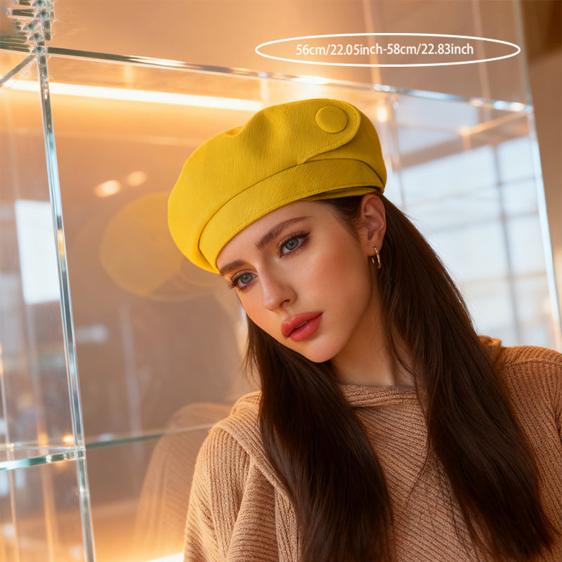 A British-style Casual Painter Hat That Is Versatile And Can Show Off Your Face