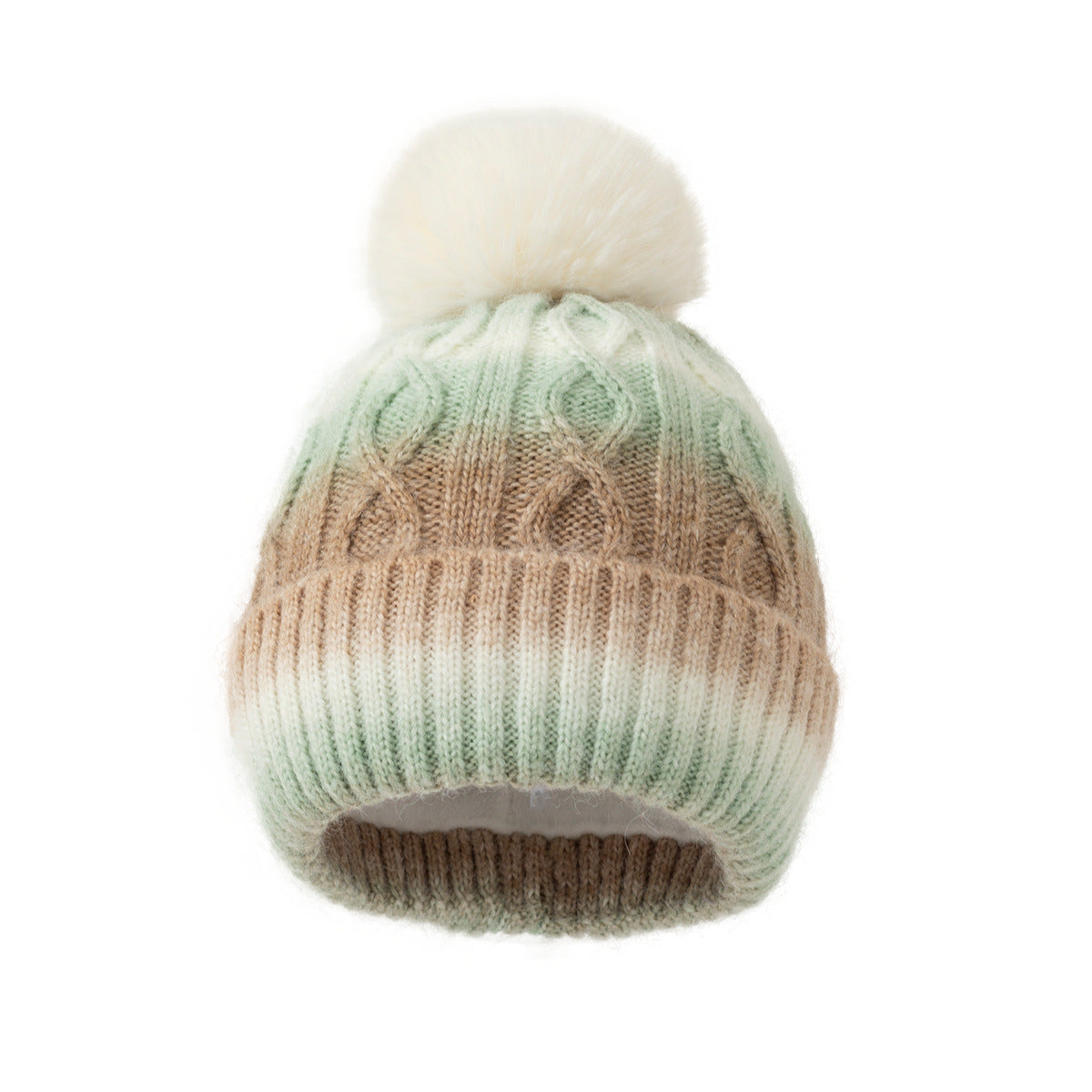 Womens Knitted Beanie In A Chic Minimalist Korean Style With A Pom-Pom Versatile And FashionForward