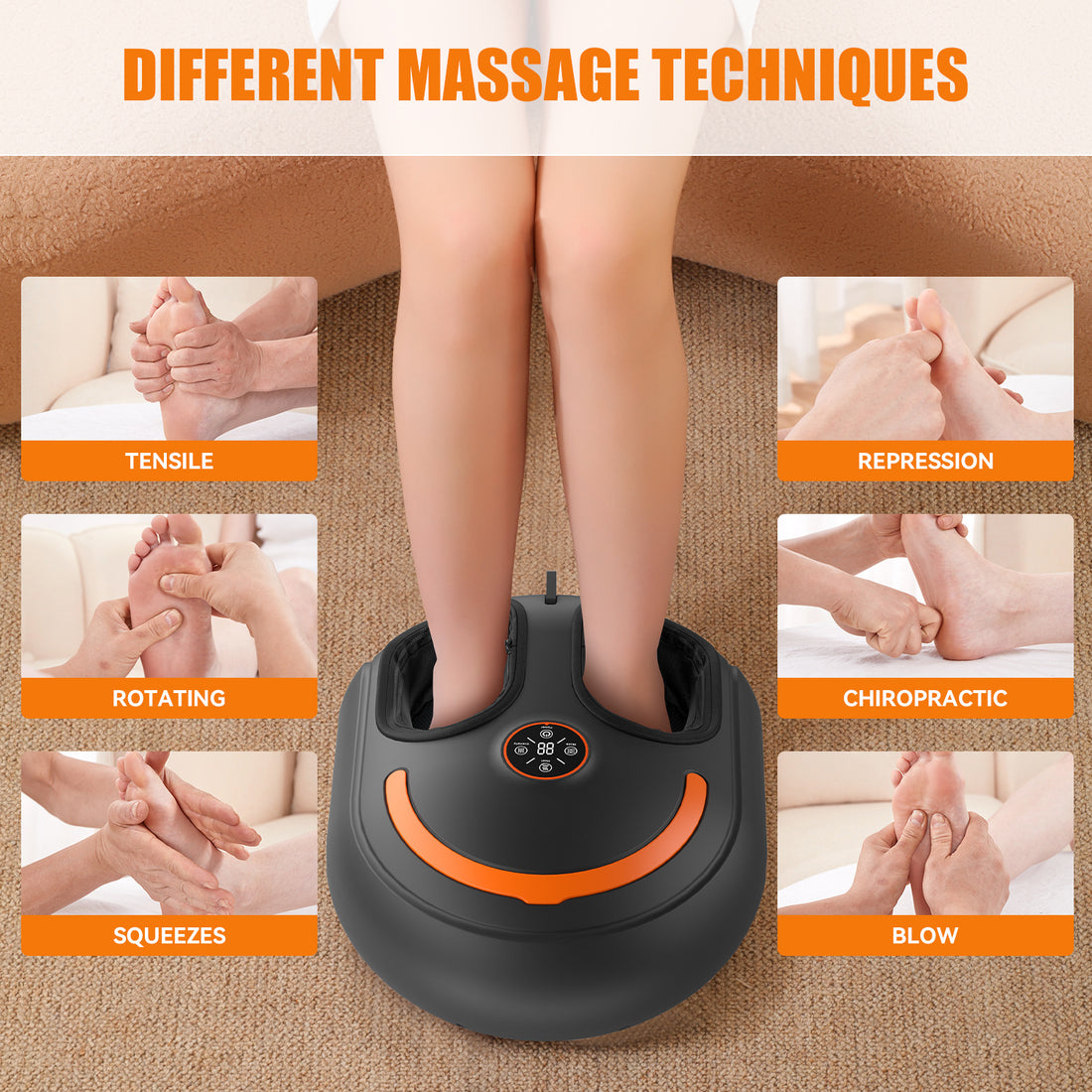 Remote Control Multifunctional Foot Massager