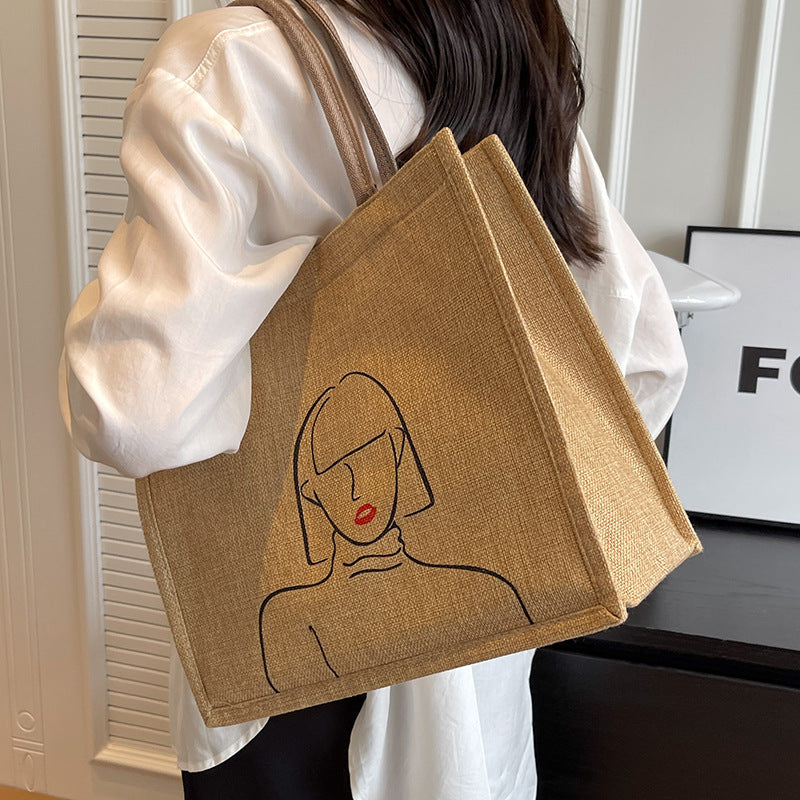 New Ethnic-style Fashionable Mom Bag College Students Tote For Class