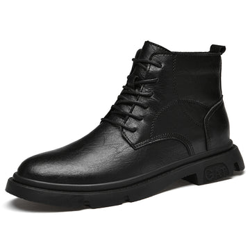 Martin Boots Men's Autumn Elevator Shoes 10cm Breathable