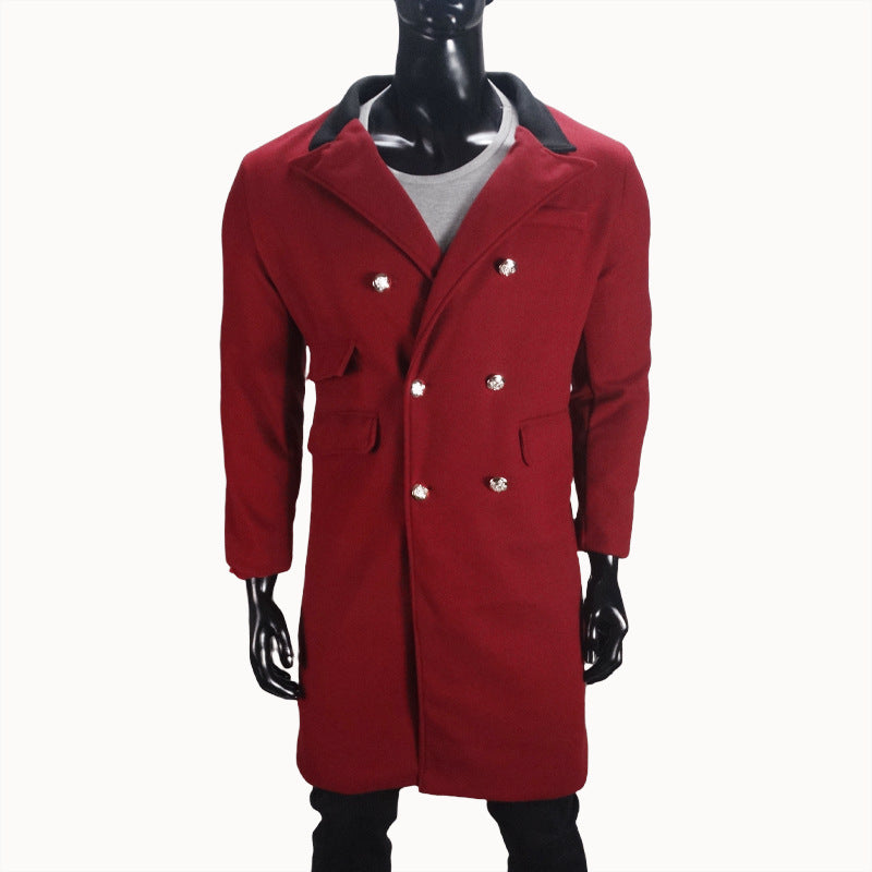 Men's Fat And Strong Woolen Casual Jacket