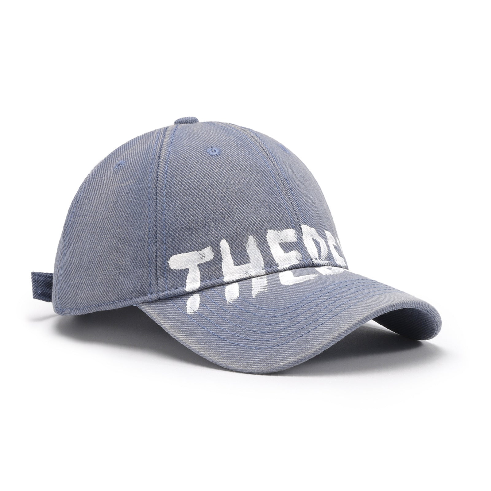 Letter Graffiti Curved Brim Soft Top Baseball Cap