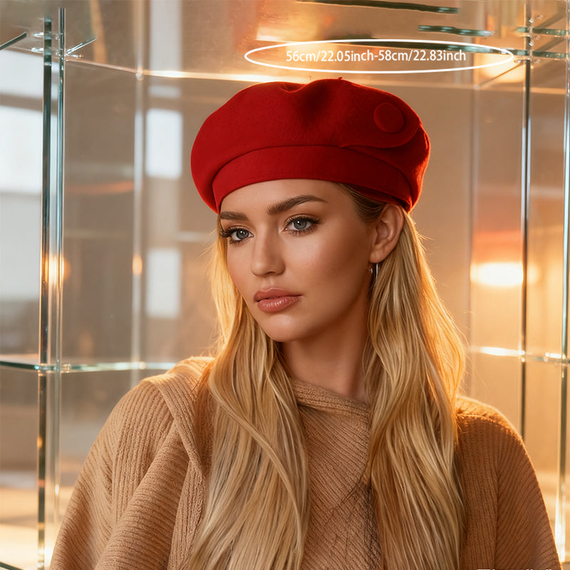 A British-style Casual Painter Hat That Is Versatile And Can Show Off Your Face