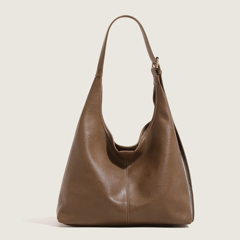 Womens Simple Casual Underarm Shoulder Bag