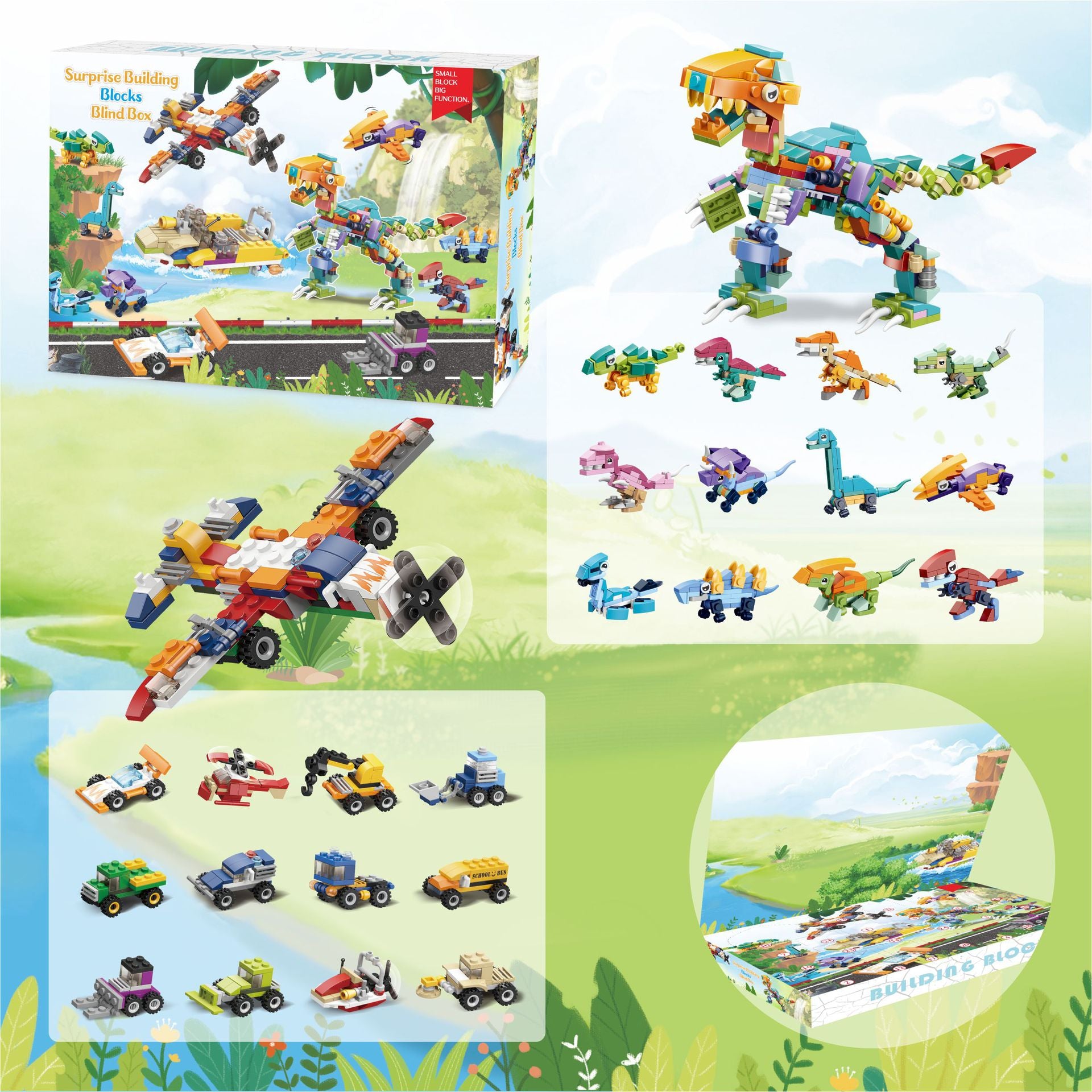 Christmas Tree Building Blocks -Christmas Blind Box Christmas Gifts