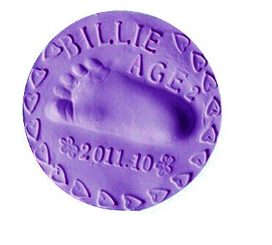 Children's handprint mud clay baby plasticine footprint mud