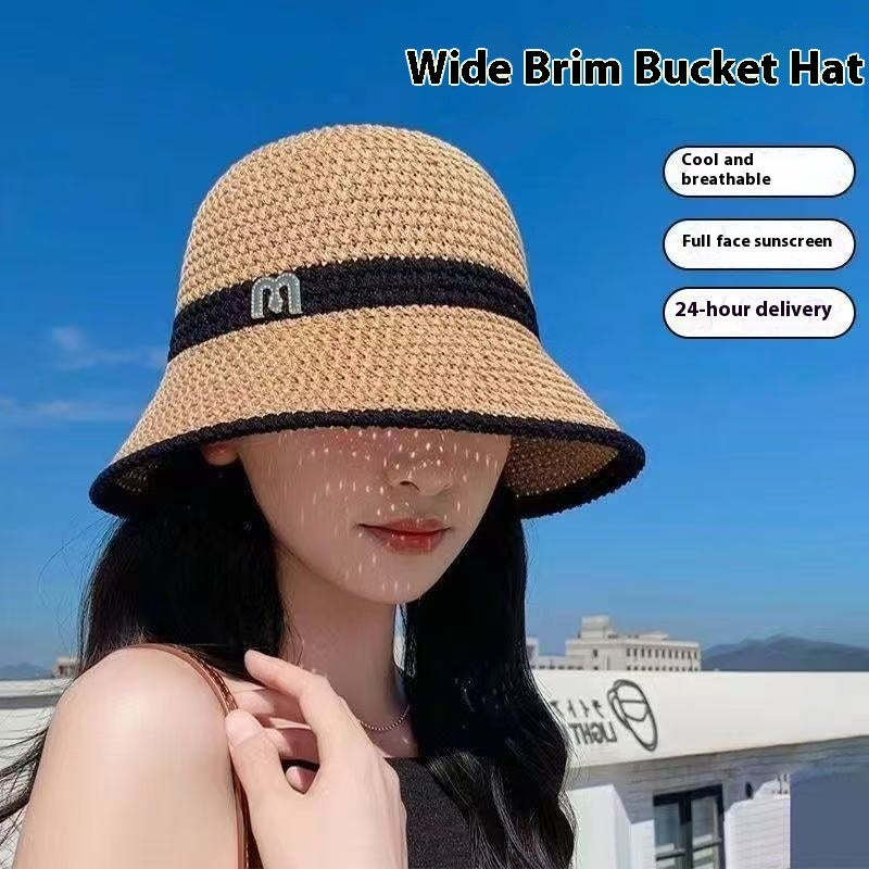 Mesh Breathable Classic Style Sun Hat All-matching Sun-proof Bucket Hat Show Face