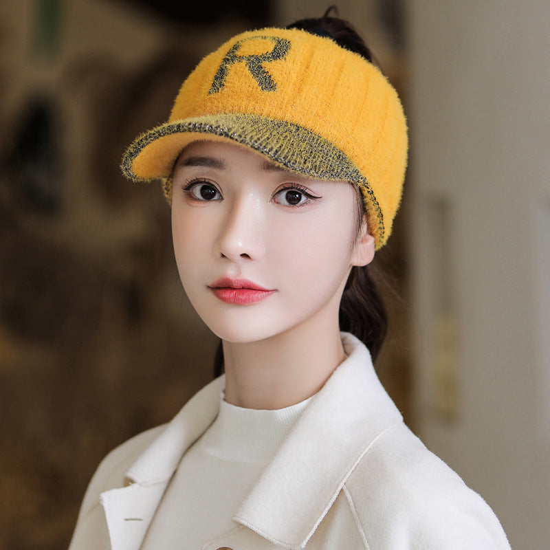 Autumn And Winter New Hat Female Fashion Alphabet Knitting Woolen Cap