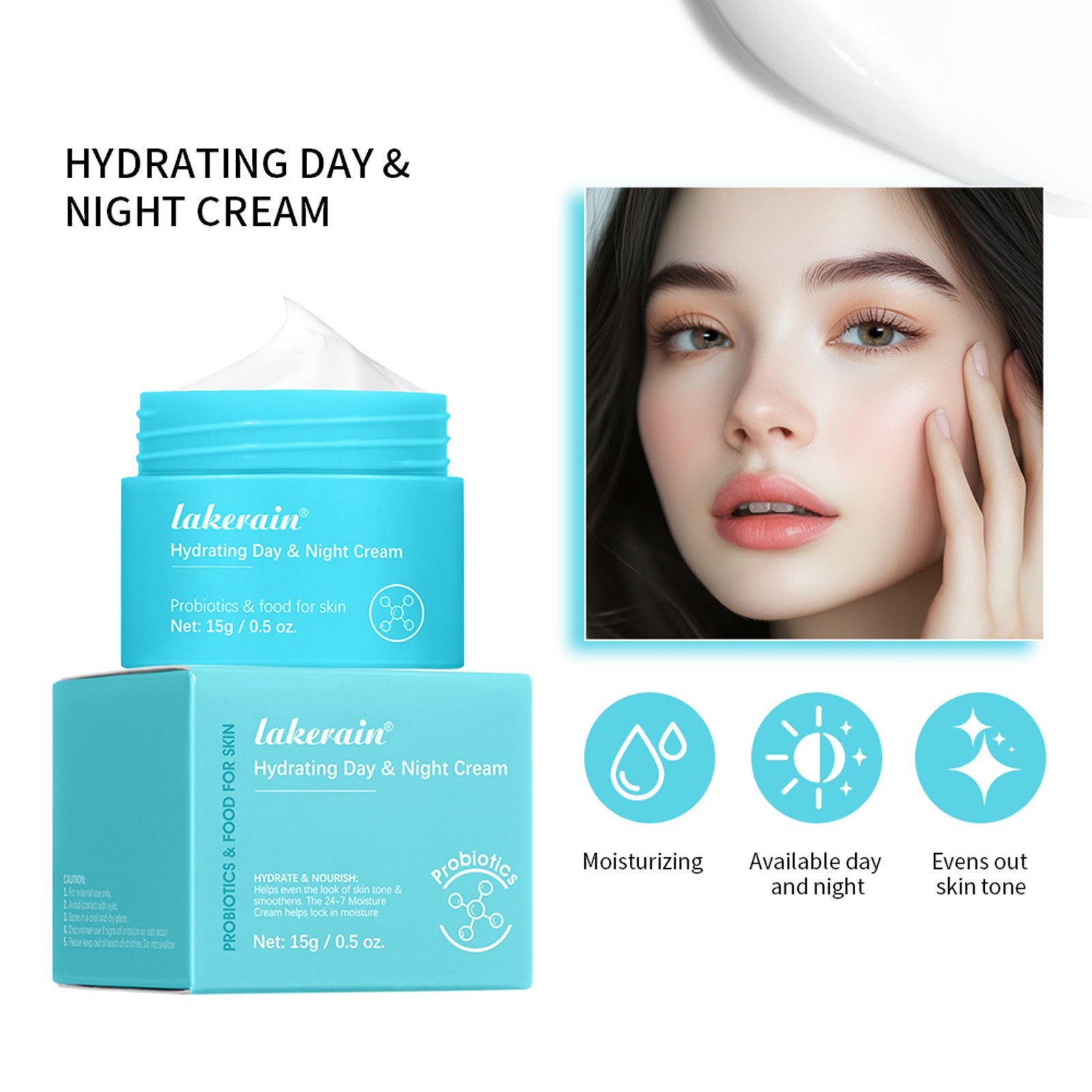 Hydrating Probiotics Day And Night Moisturizing Facial Cream