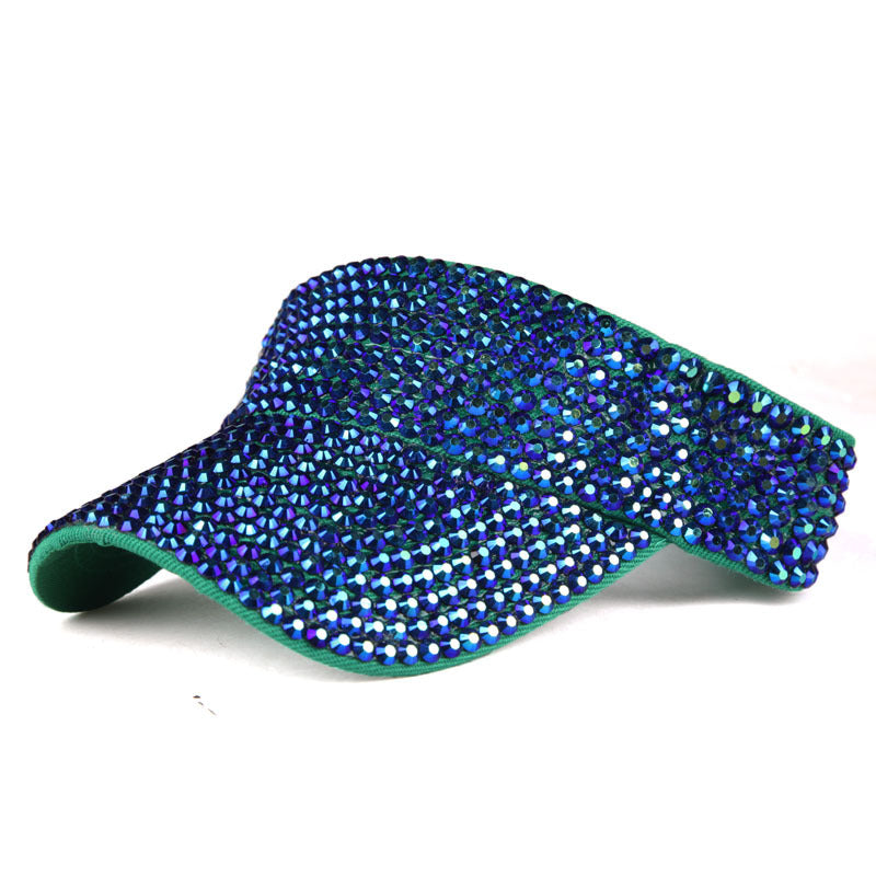 Spot Drill Sun Hat Sun Protection No Top Girl's Cap