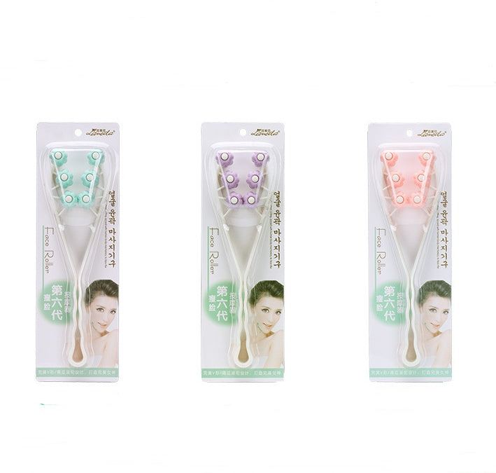 Face bump roller massager