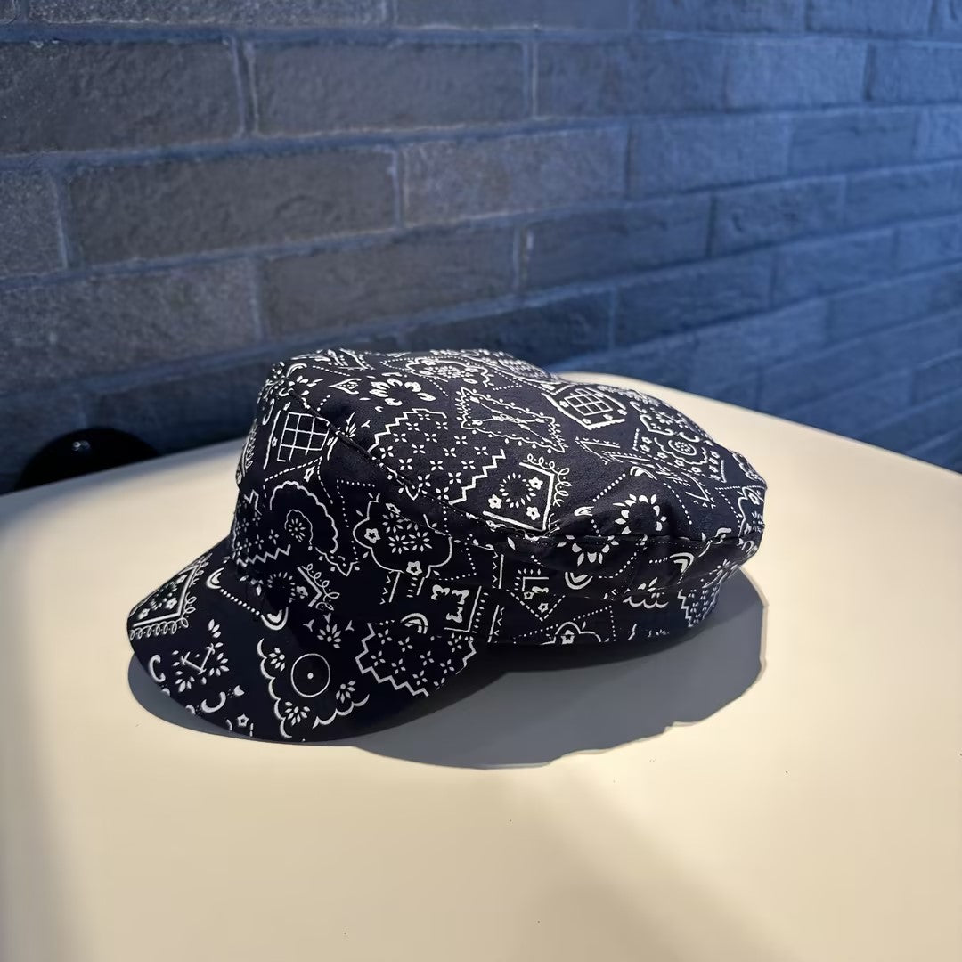 Printed Cap Fashionable Korean Style Versatile Outdoor Accessory