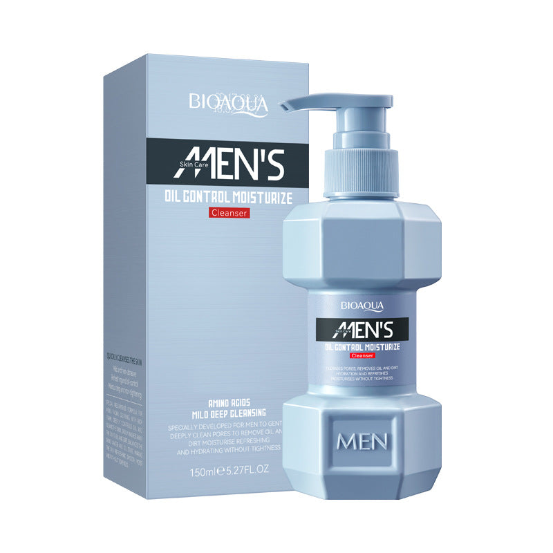 Men's Oil Control Moisturizer Facial Cleanser