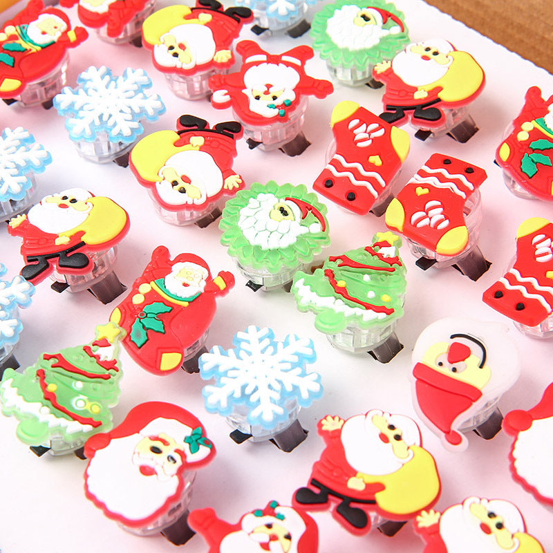 Small Gifts For Children - Christmas Luminous Ring Toy Decoration