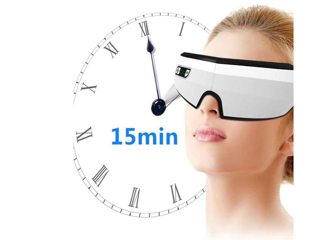 Hot compress eye massager