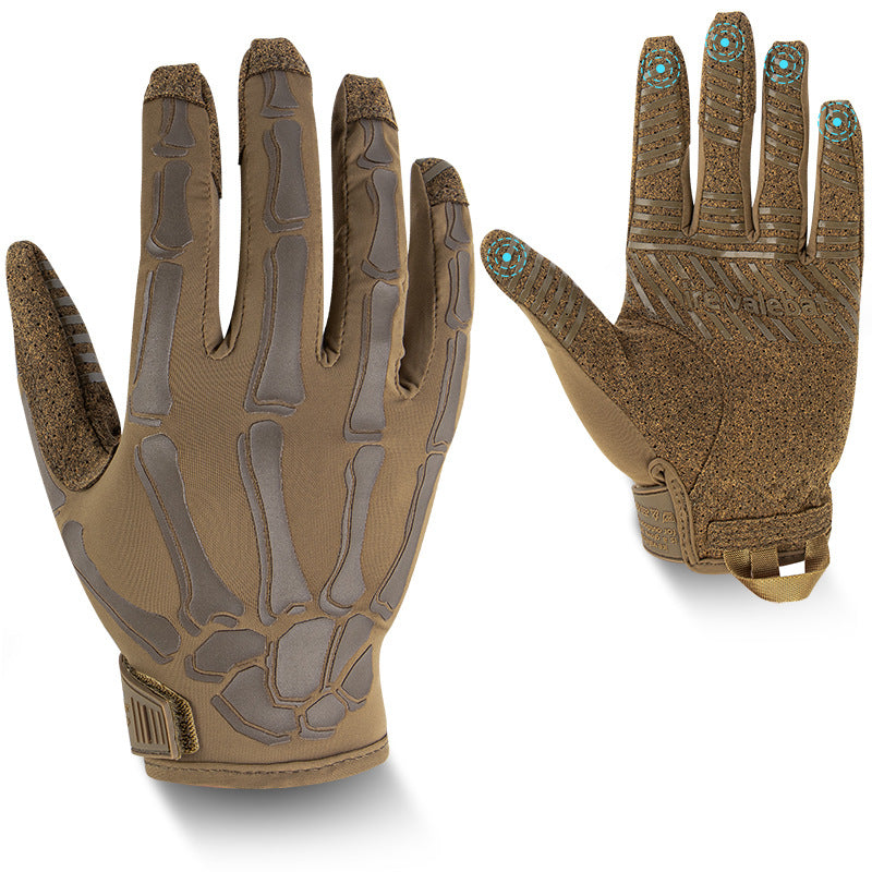Ice Silk Non-slip Sun-proof And Breathable Full Finger Touch Screen Tactical Gloves