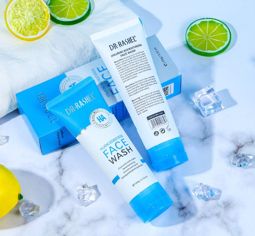 Hyaluronic Acid Moisturizing Facial Cleanser Gentle Deoiling